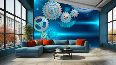 gear background31 Wall mural