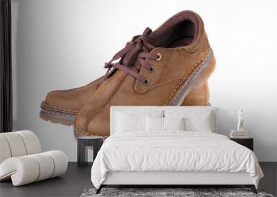 brown shoes Wall mural