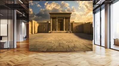 Third Temple and Temple of Solomon: Sacred Holies and Divine Presence in Biblical Tradition	
 Wall mural