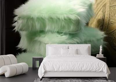 green pillow  Wall mural