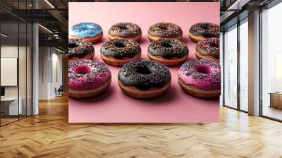 National donut day Wall mural