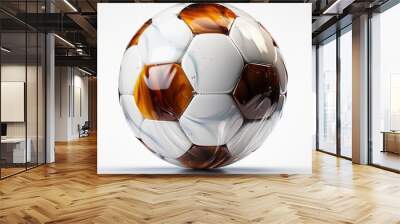 red soccer ball Wall mural