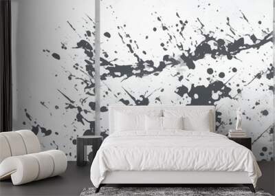 Black and white Grunge art. Black Abstract background. Grunge art. Black and white grunge background. Eps 10. Wall mural