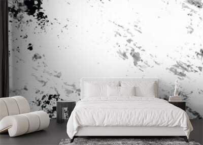 Black and white Grunge Texture. Black and white ink splatter with artistic textures and abstract backgrounds. Grunge texture and background. Black and white Abstract art. Wall mural