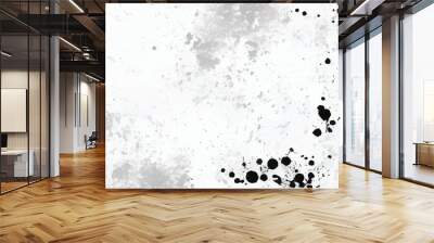 Black and white Grunge texture. Grunge Background. Retro Grunge background. Black and white Grunge abstract background. Black isolated on white background. Vintage Grunge texture .EPS10. Wall mural