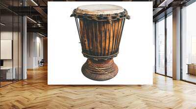 Bongo drum isolated on transparent background Wall mural