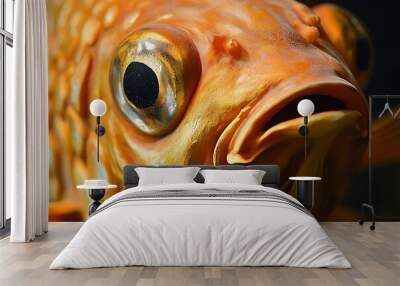 close up of fish Wall mural