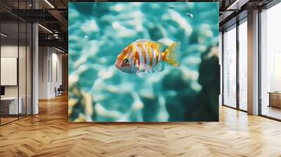 fish in aquarium Wall mural