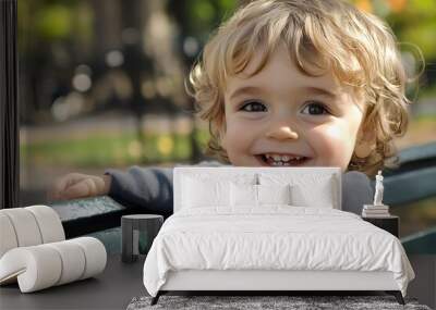 portrait of a boy Wall mural