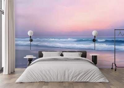 sunrise over the sea Wall mural