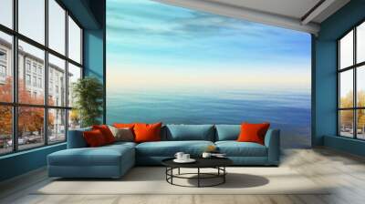 beautiful sunset over the sea surface
 Wall mural