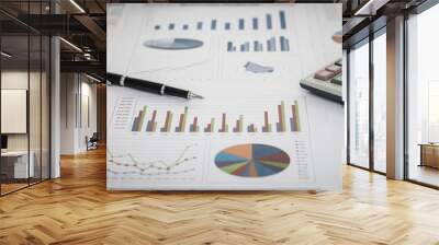 financial background Wall mural