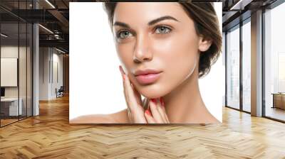 Natural fresh clean skin woman beauty Wall mural