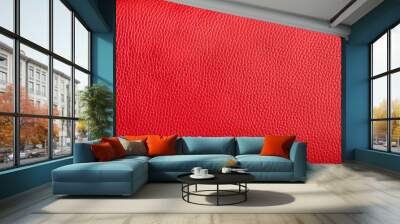 Beautiful abstract red leather texture background textures and backgrounds for graphic resources Wall mural