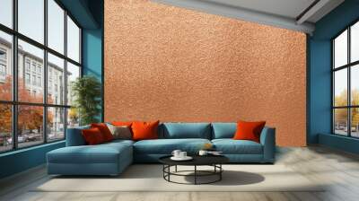 Copper foil shiny wrapping paper texture background for wall paper decoration element Wall mural