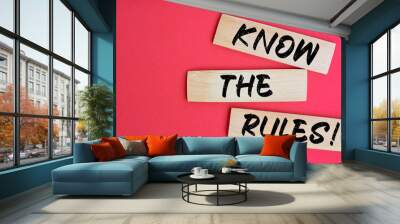 Know The Rules!, Business Concept Wall mural