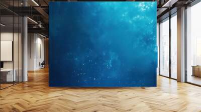 beautiful blue gradient background with noise Wall mural