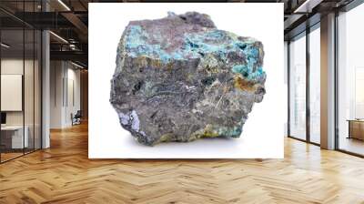 iron ore isolated on white background Wall mural