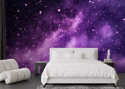 A minimal purple powder explosion background that creates a captivating and unique visual impact. The purple powder spreads out in a beautiful pattern, showing a sense of movement and energy. The mini Wall mural