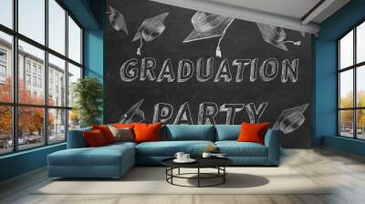 Graduation party Wall mural