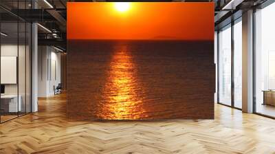 sunset Wall mural