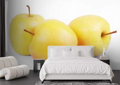 fresh, organic apple, isolated on white background. Wall mural