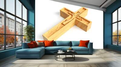 Holy Cross Isolated. 3D rendering Wall mural