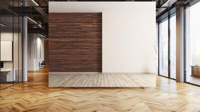 Interior of empty room background 3d render Wall mural