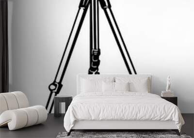  video camera on a tripod Wall mural