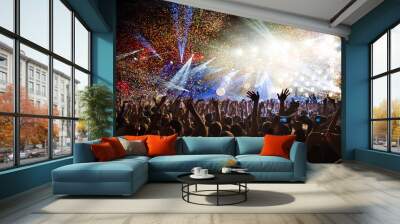 concert party disco Wall mural