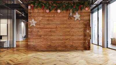 Christmas tree lights Wall mural