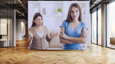 Mother and daughter Wall mural