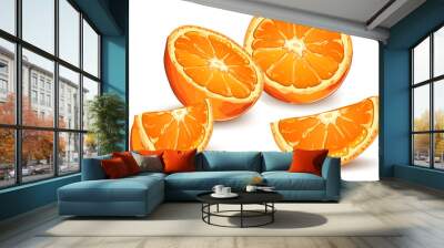 Orange Wall mural