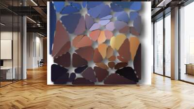 Abstract background triangles Wall mural