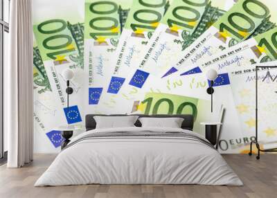 Euro Money. euro cash background. Euro Money Banknotes Wall mural