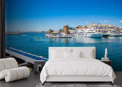 Puerto Banus near Marbella on the Costa del Sol Wall mural