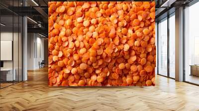 Close-Up of Vibrant Red Lentils Wall mural