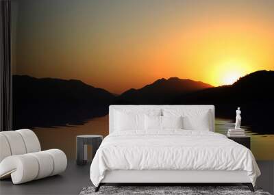 sunrise Wall mural