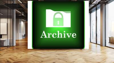 Archive icon Wall mural