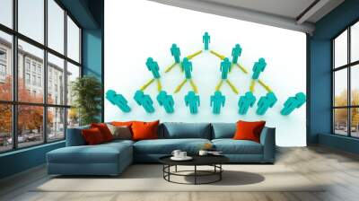 Business Network Wall mural