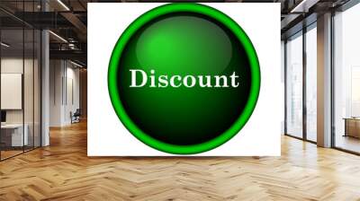 Discount icon Wall mural