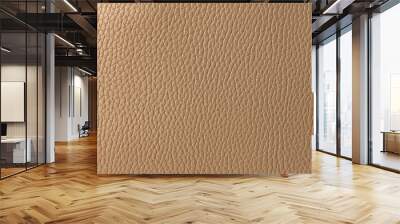 Brown leather texture background Wall mural