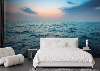 Sea ripple water and sunset over the sea Wall mural