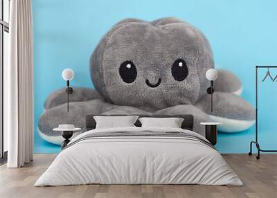 Popular reversible children's smile octopus soft plush toy Wall mural