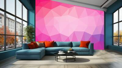 Pink Background Wall mural