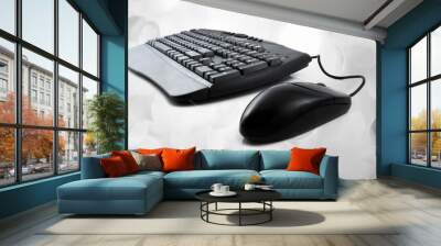 computer keyboard and mouse Wall mural