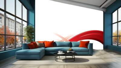 abstract red background Wall mural