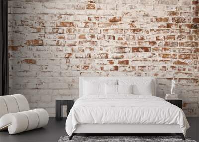 old brick wall texture as background Wall mural