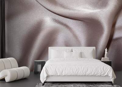 smooth elegant beige silk background texture Wall mural