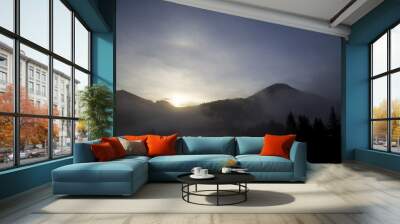 snow mountain Slovakia ski winter Jasna Europa Wall mural